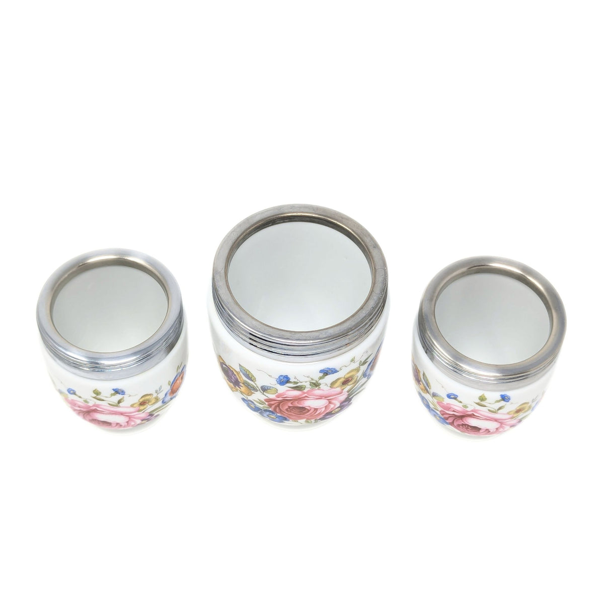 Royal Worcester Bournemouth 3pc Porcelain Egg Coddler Set, Standard & King Size