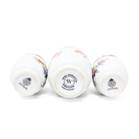 Royal Worcester Bournemouth 3pc Porcelain Egg Coddler Set, Standard & King Size