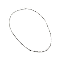 Italian Sterling Silver 3.6mm 24” Rope Chain Necklace
