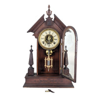 E. N. Welch Antique 8-Day Gothic Steeple Mantle Clock