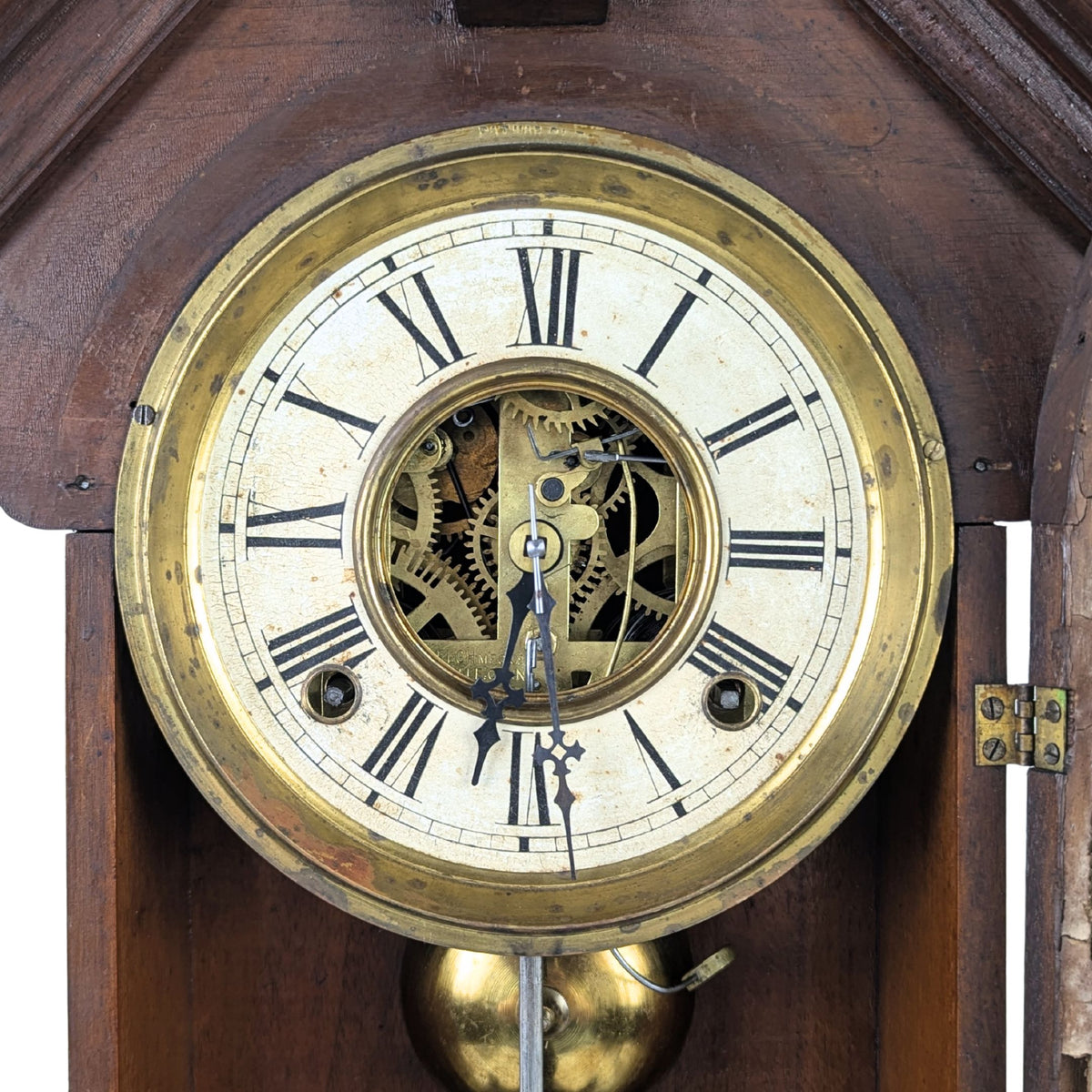 E. N. Welch Antique 8-Day Gothic Steeple Mantle Clock