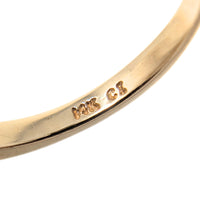 14K Gold White Gemstone Cocktail Ring - Size 7.75