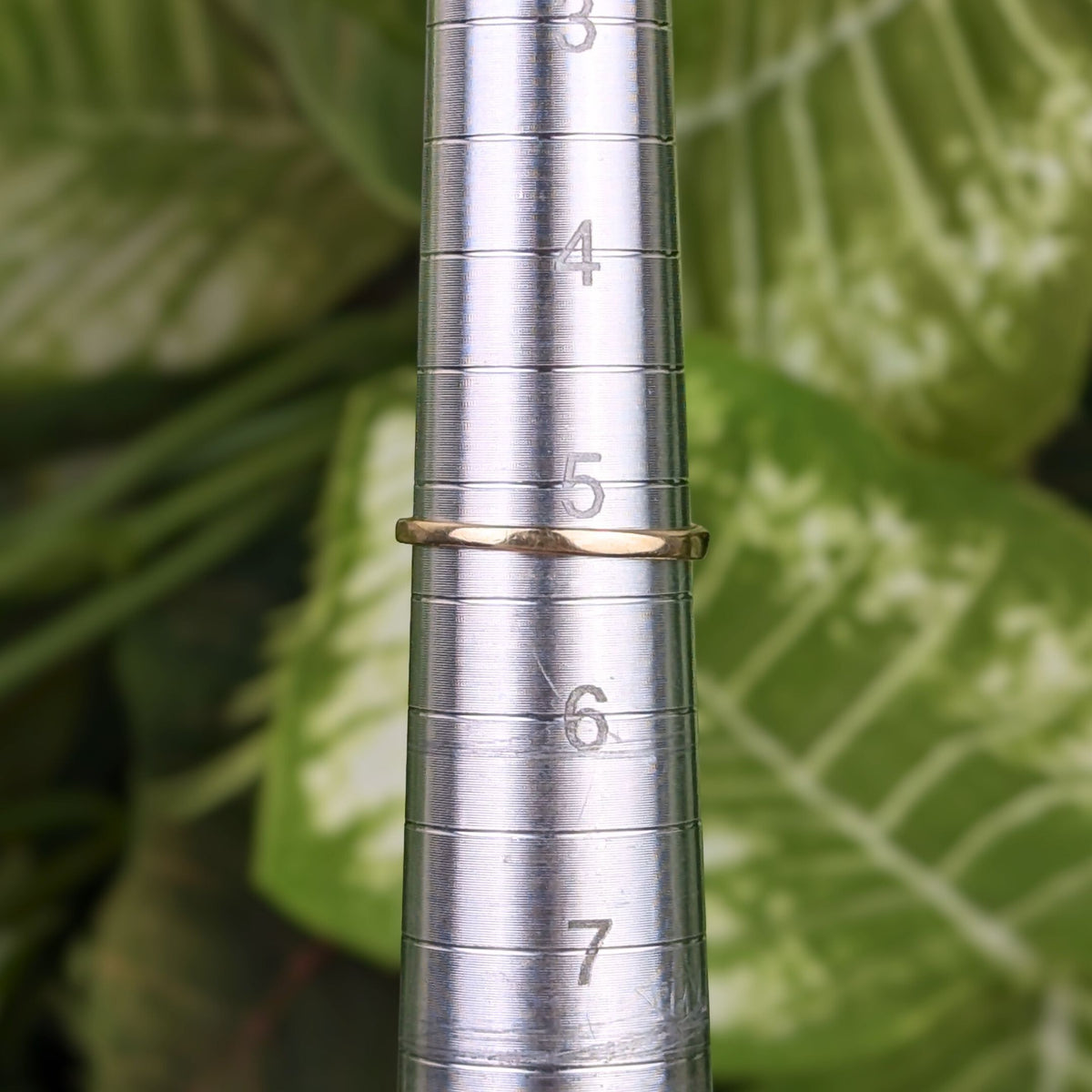 Antique 10K Gold Art Deco Two Diamond Ring - Size 5.25