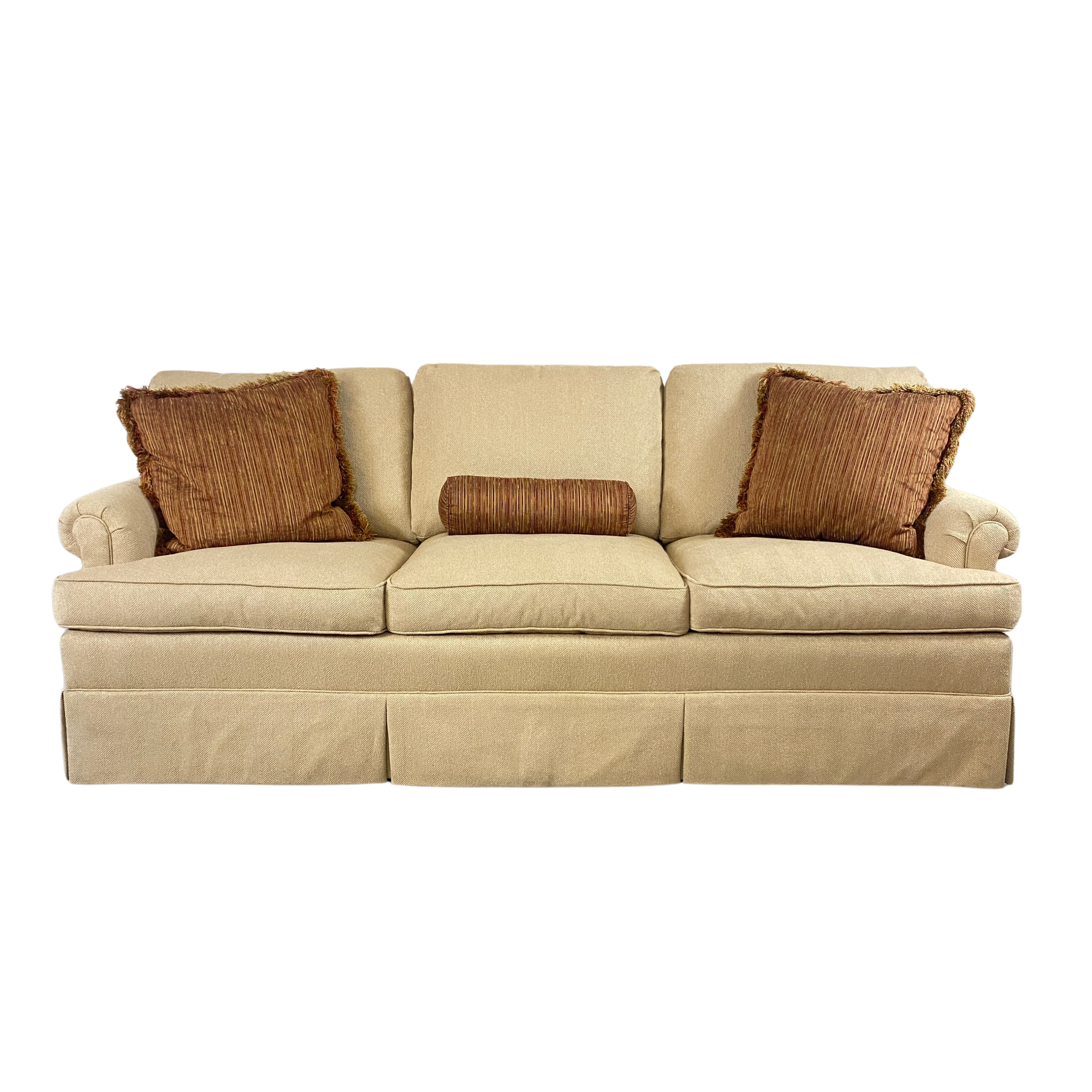 Hickory Chair Custom Sofa W Pillows