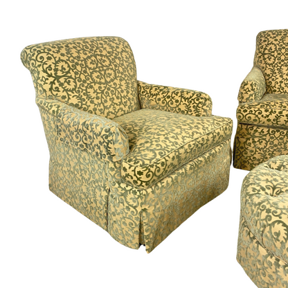 Hickory Chair Custom Swivel Chairs & Ottoman