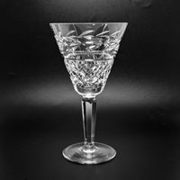 Waterford "Glandore" Crystal 7" Water Goblet, Seahorse Mark