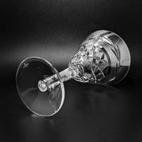 Waterford "Glandore" Crystal 7" Water Goblet, Seahorse Mark