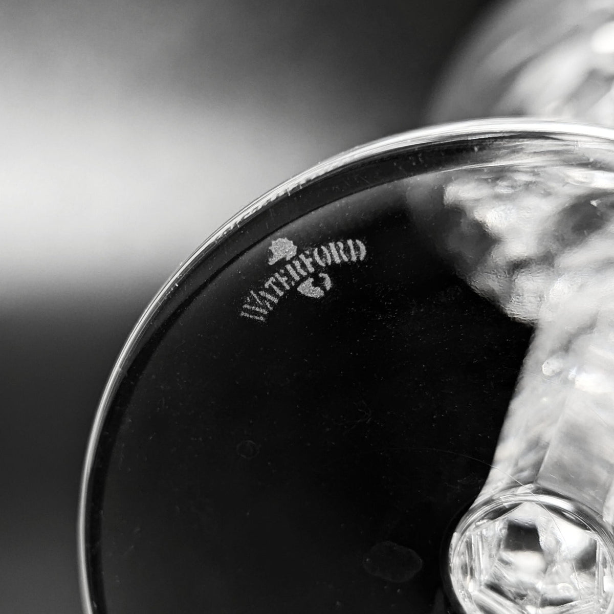 Waterford "Glandore" Crystal 7" Water Goblet, Seahorse Mark