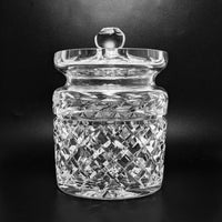 Waterford "Glandore" Crystal Biscuit Barrel