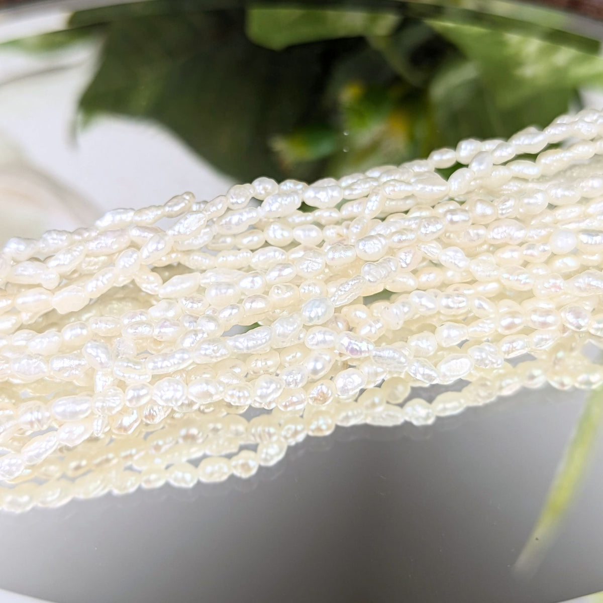 14K Gold Multi-Strand 7" Pearl Bracelet