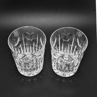 Waterford Millennium Series Pair of "Love" Double Old Fashioned Glasses