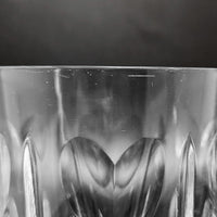 Waterford Millennium Series Pair of "Love" Double Old Fashioned Glasses