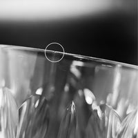 Waterford Millennium Series Pair of "Love" Double Old Fashioned Glasses
