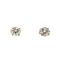 14K Gold .55tcw Diamond Stud Earrings