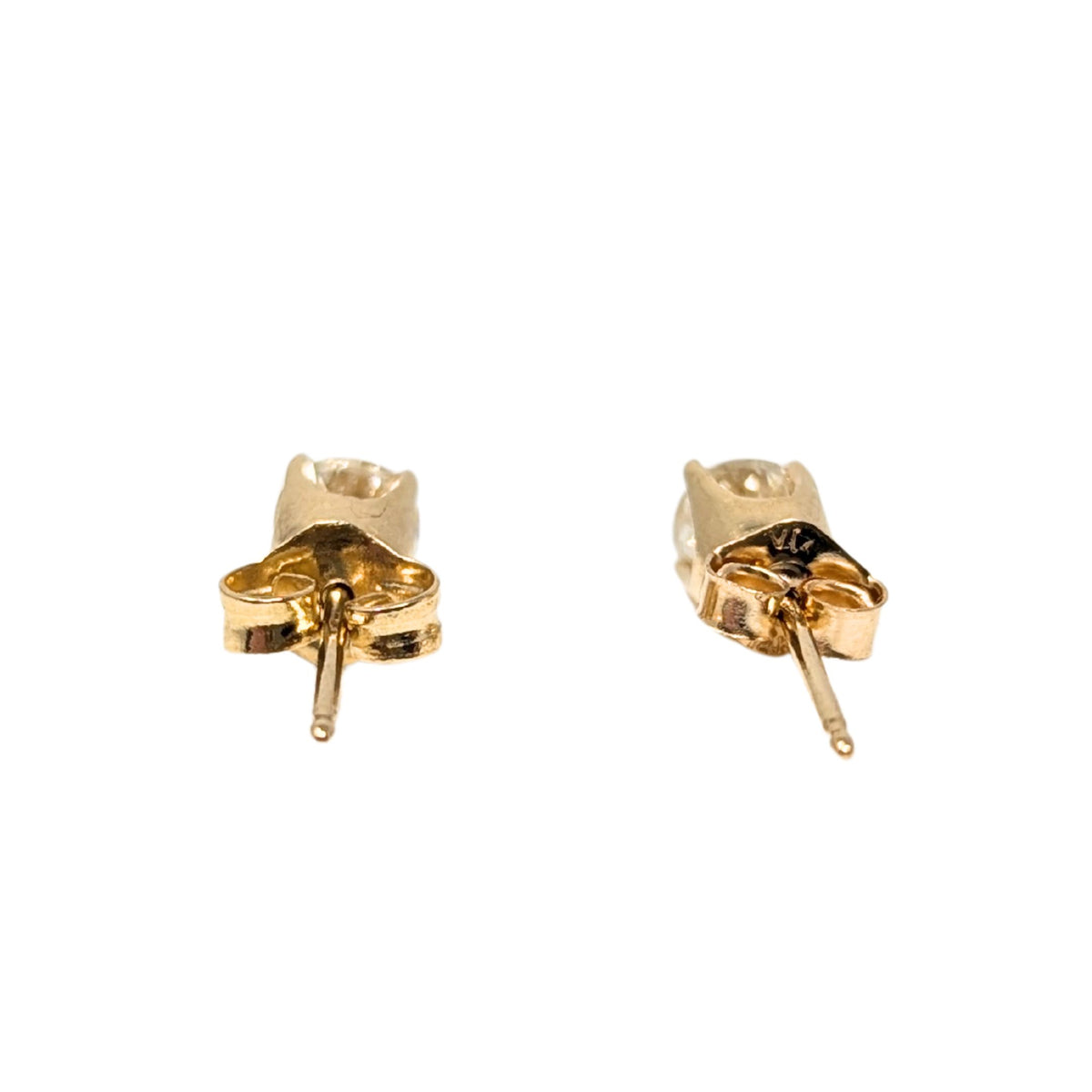 14K Gold .55tcw Diamond Stud Earrings