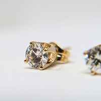 14K Gold .55tcw Diamond Stud Earrings