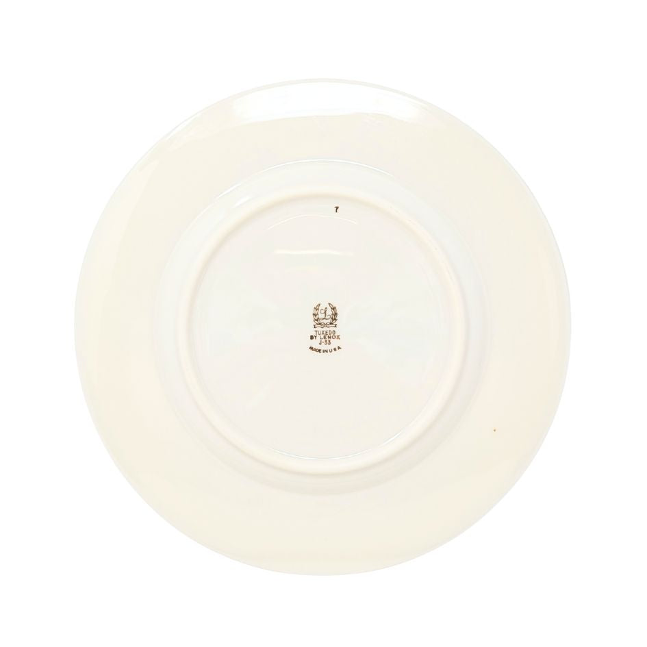 Lenox "Tuxedo" Set of 10 Salad Plates (Gold Backstamp)