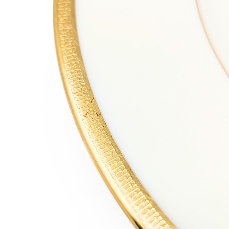 Lenox "Tuxedo" Set of 10 Salad Plates (Gold Backstamp)