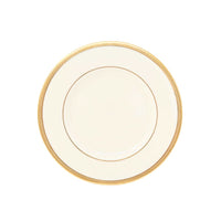 Lenox "Tuxedo" Set of 10 Bread & Butter Plates (Gold Backstamp)