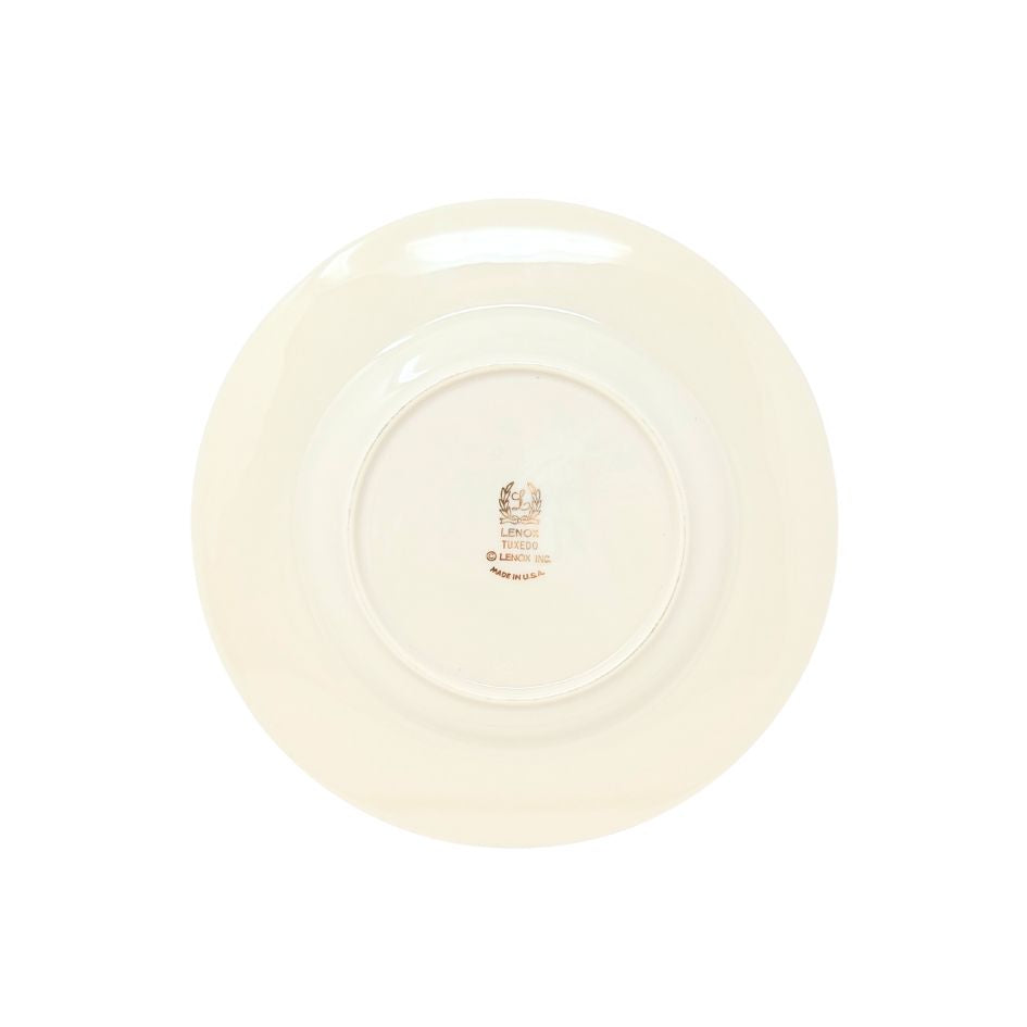 Lenox "Tuxedo" Set of 10 Bread & Butter Plates (Gold Backstamp)