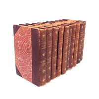 Les Misérables by Victor Hugo 1893, 10-Volume Book Set