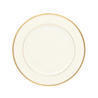 Lenox "J-34" Cream/Gold 23pc Cup, Saucer, & Salad Plate Set