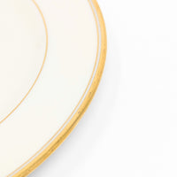 Lenox "J-34" Cream/Gold 23pc Cup, Saucer, & Salad Plate Set