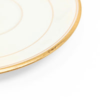 Lenox "J-34" Cream/Gold 23pc Cup, Saucer, & Salad Plate Set
