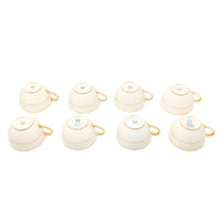 Lenox "J-34" Cream/Gold 23pc Cup, Saucer, & Salad Plate Set