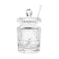 Waterford Crystal Lidded Honey Jar w/ Spoon