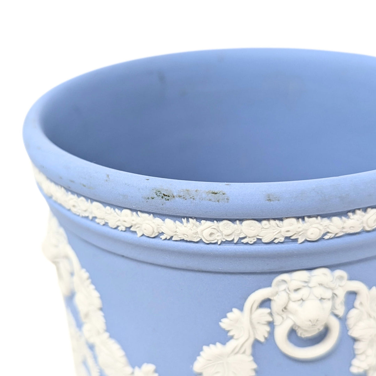 Wedgwood Pale Blue Jasperware Cachepots (Pair)