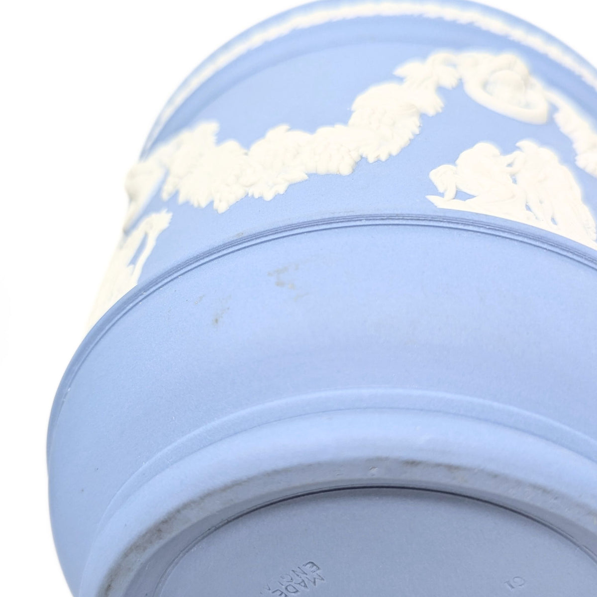 Wedgwood Pale Blue Jasperware Cachepots (Pair)