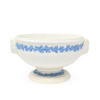 Wedgwood "Lavender on Cream" Rams Head Footed Bowl