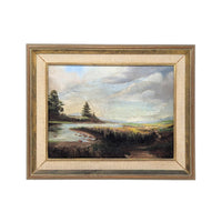 Gore Creek Vail, Colorado Vintage Landscape Oil on Board