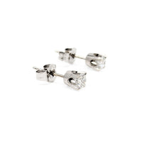 14K White Gold 1/2tcw Diamond Stud Earrings