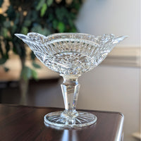 Waterford Crystal Jim O'Leary Signed 10" Compote w/ Original Box & Certificates
