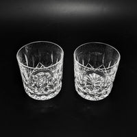 Waterford Crystal "Lismore" Pair of Old Fashioned Glasses