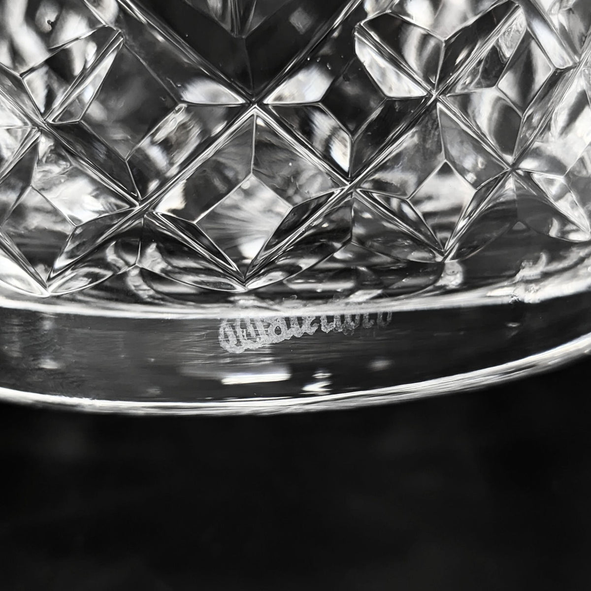 Waterford Crystal "Lismore" Pair of Old Fashioned Glasses