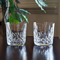 Waterford Crystal "Lismore" Pair of Old Fashioned Glasses