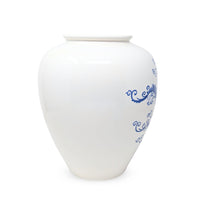 Royal Goedewaagen Delft 11” Colonial Williamsburg Virginia Tobacco Jar