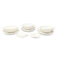 Wedgwood Queensware Cream on Cream Lot of 9pcs