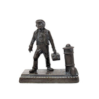 19th Century Bronze Shoeshine Boy Sculpture