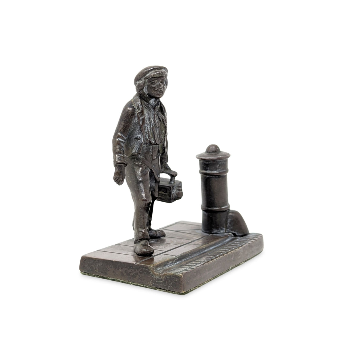 19th Century Bronze Shoeshine Boy Sculpture