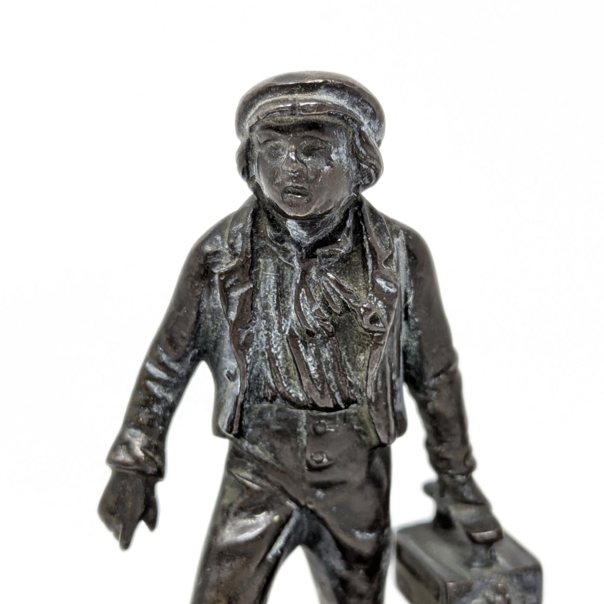 19th Century Bronze Shoeshine Boy Sculpture