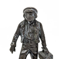 19th Century Bronze Shoeshine Boy Sculpture