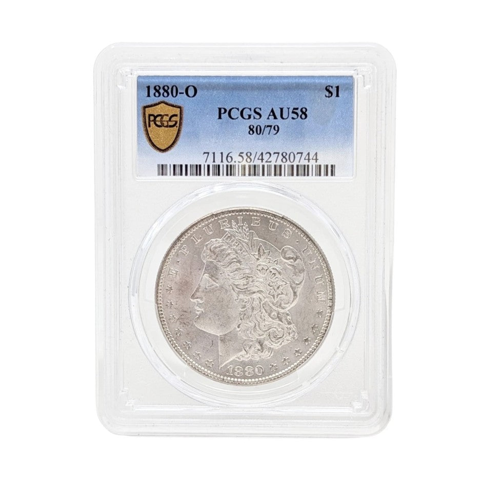 1880/79-O PCGS AU58 Morgan Silver Dollar