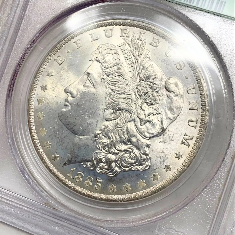 1885-O PCGS MS63 Morgan Silver Dollar (Old Green Holder)