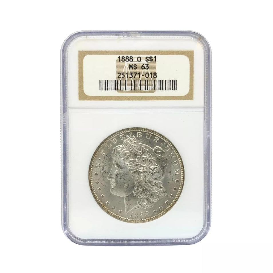 1888-O NCG MS63 Morgan Silver Dollar