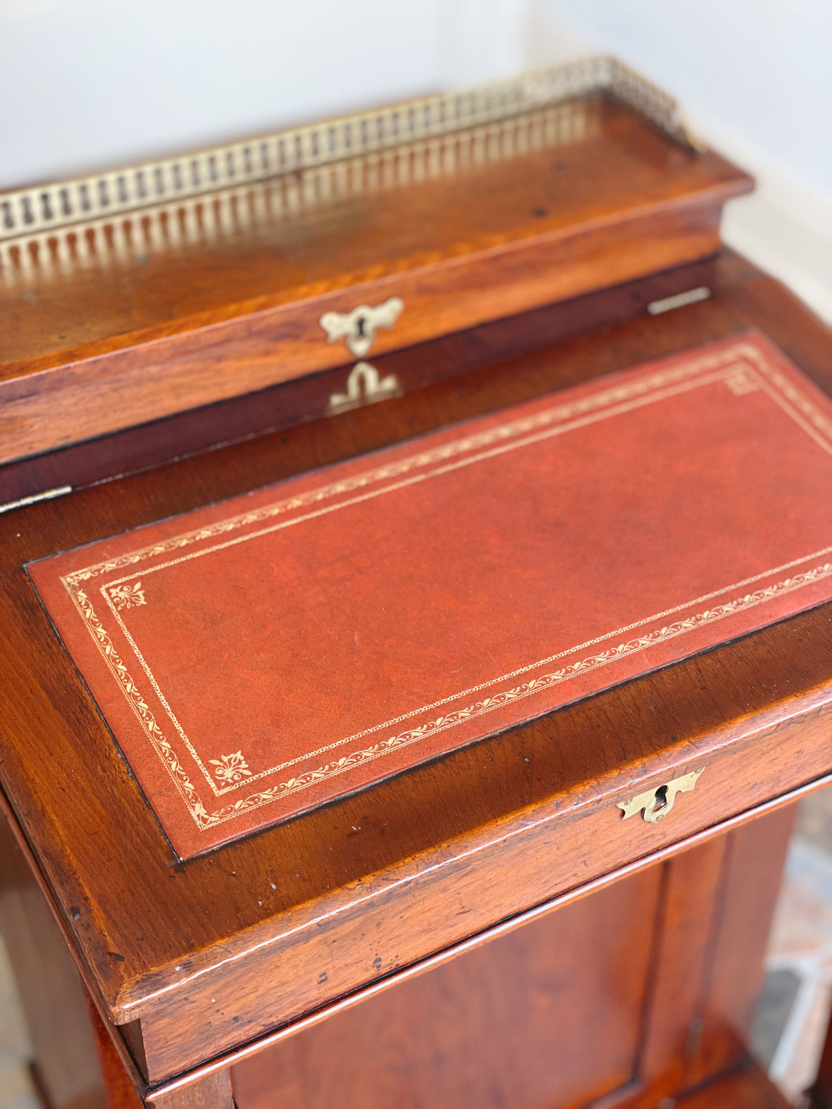 19th Century Walnut Davenport Desk