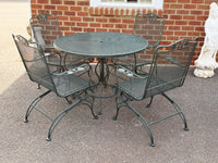 John Salterini 5pc Green Garden Patio Table Set